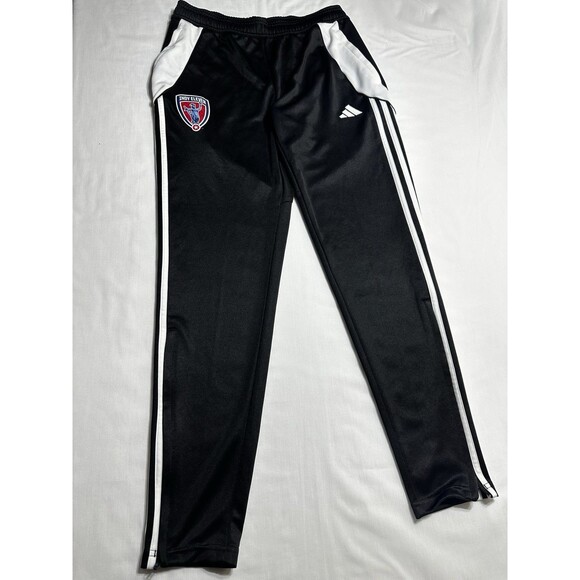 Indy Eleven Adidas Women’s Sweatpants Size Small Soccer 11 Indianapolis Black - Picture 2 of 16